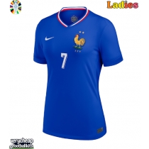 France Antoine Griezmann #7 Replica Home Shirt Ladies Euro 2024 Short Sleeve